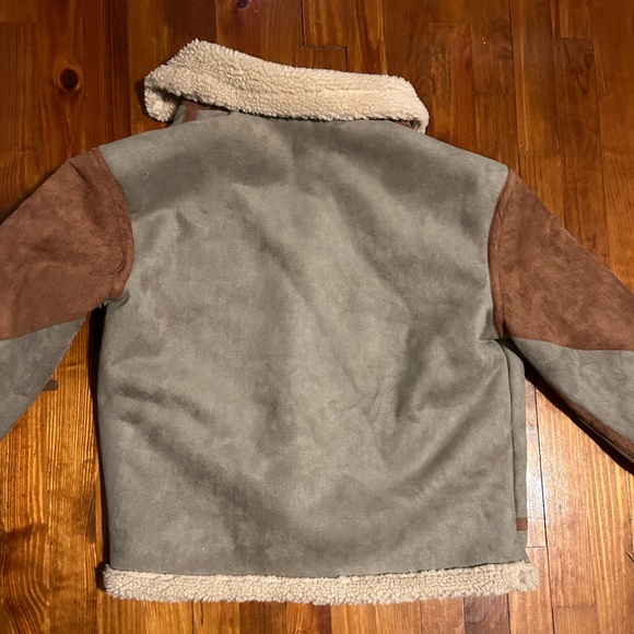 Men’s Suede & Faux Fur Coat - Picture 5 of 9